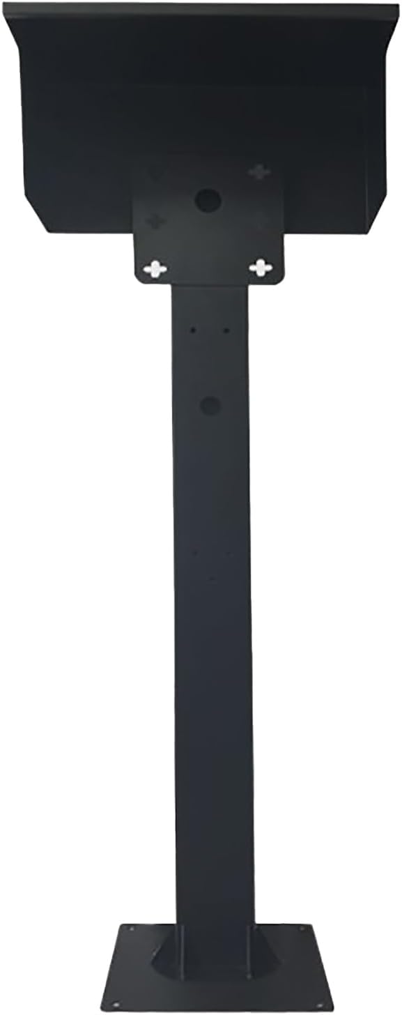 Estación de carga para vehículos eléctricos, soporte de suelo, pedestal de cargador EV, con cubierta para lluvia, base reforzada, compatible con el 90% de los cargadores