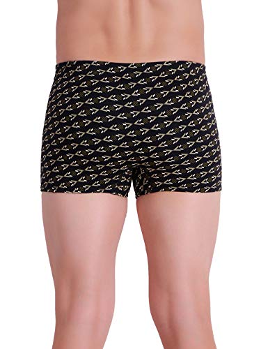 Image of T.T. Pure Cotton Printed Trunks for Men | Regular Fit | Snug Fit | Long Trunks | Inner Elastic | Soft and Comfortable |Assorted Prints| Pack of 3