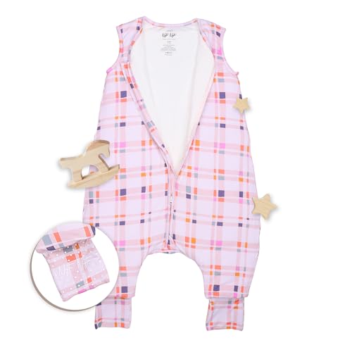 Image of Sleeveless Soft Baby & Toddler Sleeping Sack, Breathable with Adjustable Feet Cuffs & Anti-Slip Grip
