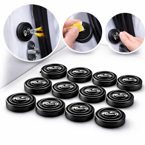 Image of YTM 16 Pcs Car Door Shock Absorber Pads Silicone Rubber Anti Collision Door Protector Noise Reduction Buffer Sticker Scratch Guard Universal Fit Car Accessories for Cars SUVs Hatchbacks Multi Use