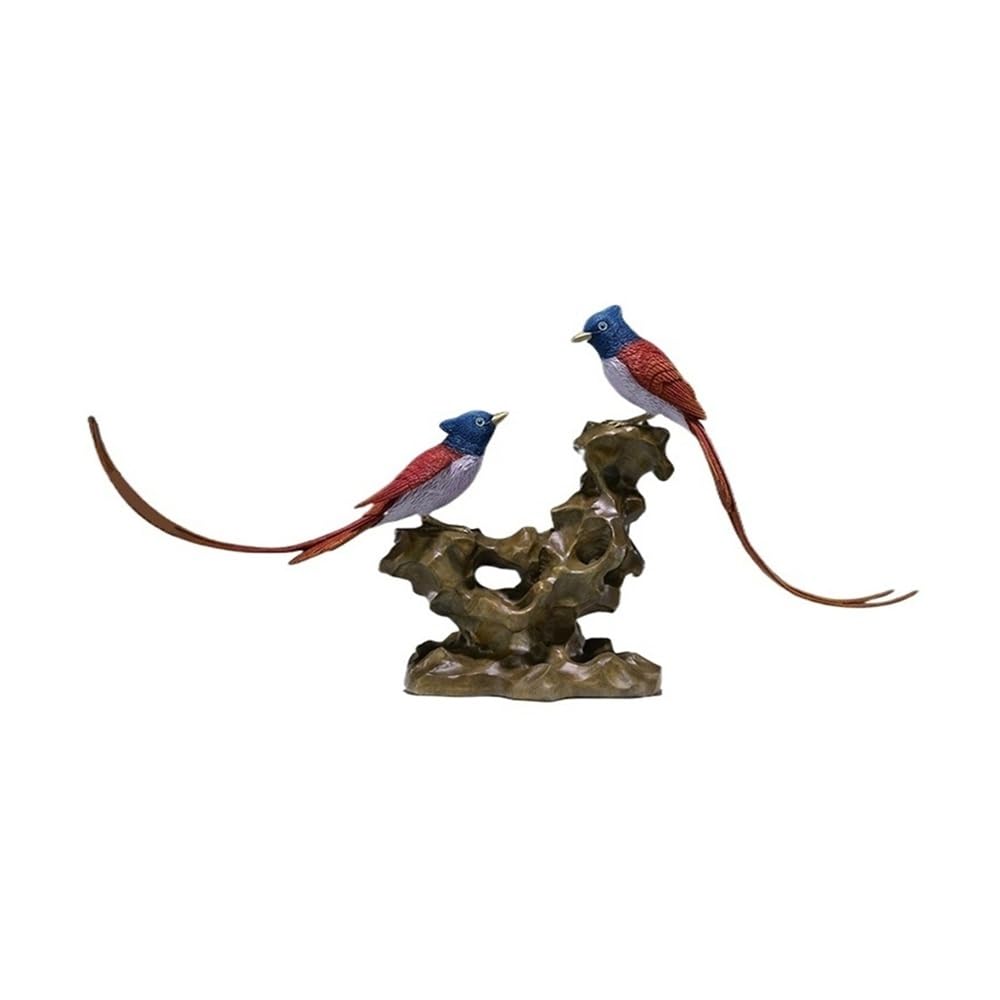 CHICKEN Bronze Living Room Ornaments Copper Bird Ornaments Home Desktop Decorations Living Room Handmade Statues Study Office Entrance Crafts Ornaments to Attract Wealth