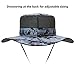 BASSDASH UPF 50+ Sun Fishing Hat Water Resistant with Detachable Neck Flap
