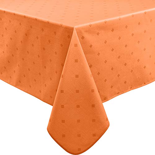 Erwin Müller abwaschbare Tischdecke, Tischwäsche Neuss im Rautendesign Terra Größe 110x140 cm - acrylversiegeltes Gewebe für leichtes Wischen