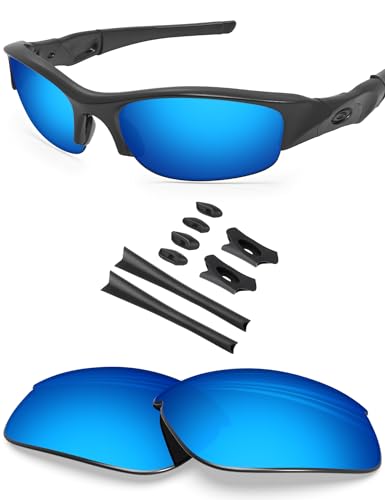 Image of BLAZERBUCK Replacement Lenses & Sock Kit for Oakley Flak Jacket OO9008 Sunglass