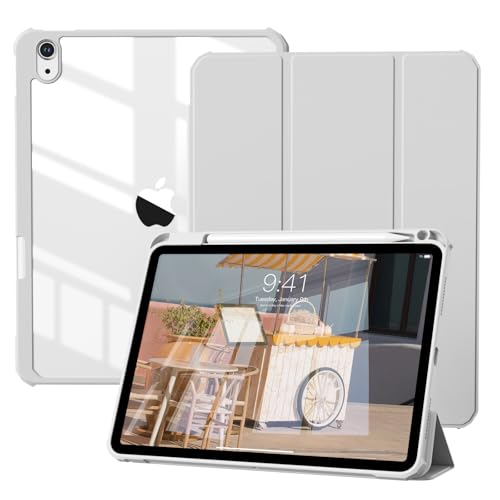 GKABXY Hülle für iPad 10 11 Generation (A16 2025 11 Zoll/2022 10,9 Zoll), Klare Transparente PC Rückseite Stoßfeste Case...