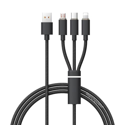 Alitayee 3 in 1 Multi Fast Charging Cable, Nylon Braided 1M Cable...