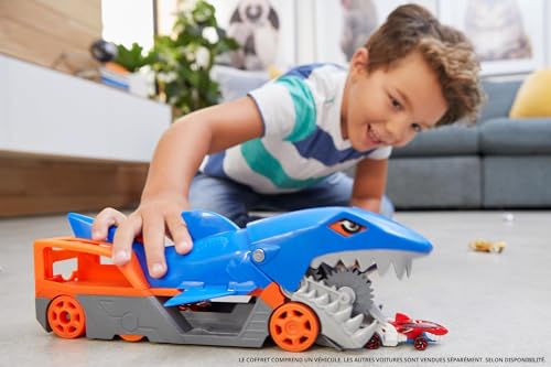Transporteur Requin Hot Wheels GVG36 – Camion Qui Avale Les Petites Voitures - vue 2