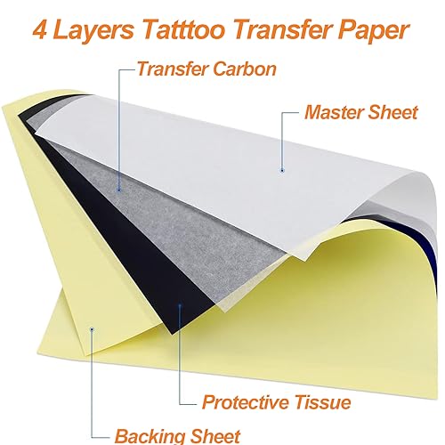 Unihuby 23pcs A4 Tattoo Practice Skin Kit - Image 4