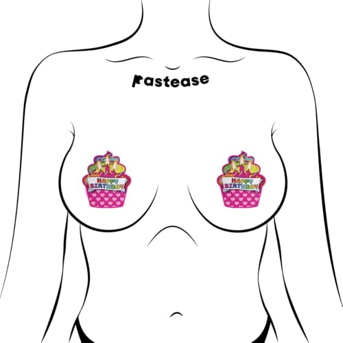 Birthday Pasties - Nipple Covers for Festivals, Raves, & Lingerie - Celebrate With This Party Outfit Accessory2