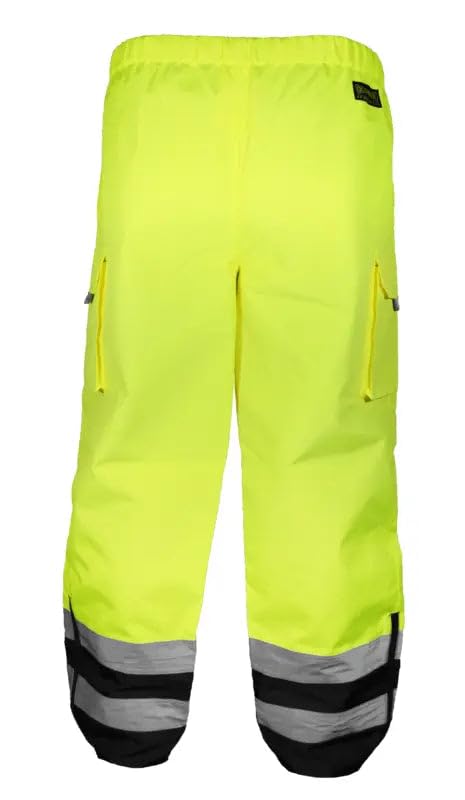 OccuNomix Black Bottom Ripstop Rain Pant, Yellow, Small, SP-RSPBK-YS