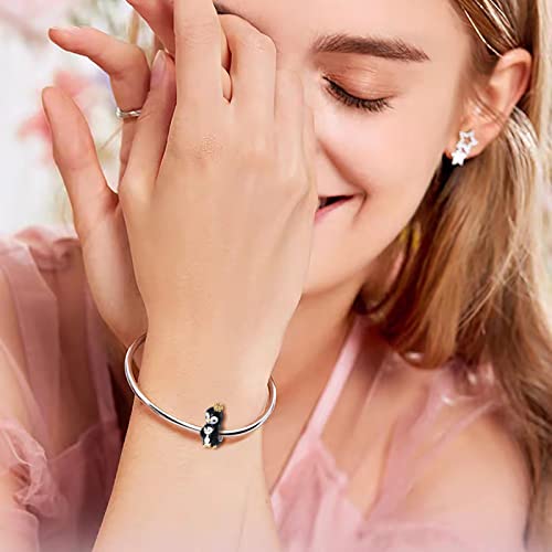 Image of Tropical Ocean Life Charm Sea Turtle Starfish Enamel Dangle Bead for European Bracelet
