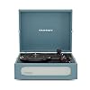 Crosley Voyager Giradischi con 2 altoparlanti, Bluetooth In & Out e AUX - Giradischi Vintage a 3 velocità - Per vinili da 7", 10" e 12" - Portatile con custodia integrata (Blu) #1
