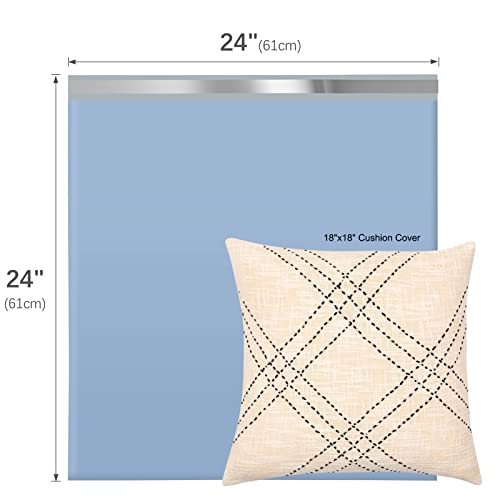Image of Metronic Poly Mailers 24x24 50PC, Extra Large Shipping Bags Mailing Envelopes with Strong Adhesive, 2.5Mil Thick Mailers Poly Bags for Shipping, Mailing Bag Packaging Bag for Small Business, Haze Blue