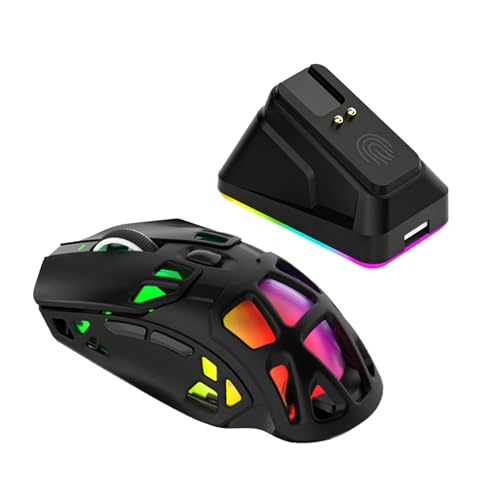 Ratón inalámbrico ligero Garsent X9pro de 12000 DPI para evitar la fatiga al jugar