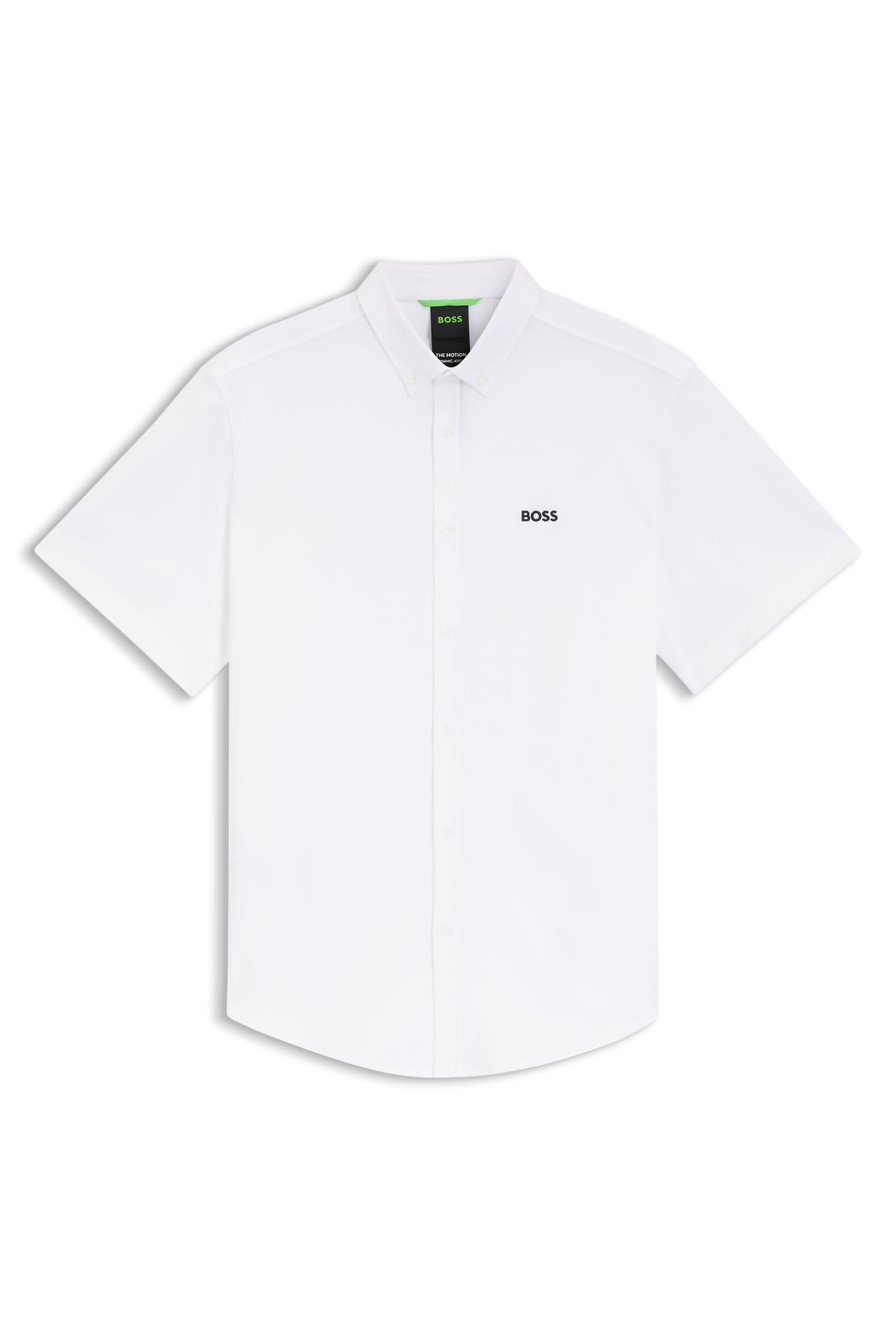 Regular Fit Short Sleeve Motion Shirt Men's Cotton