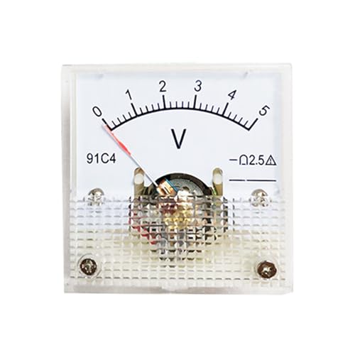 Voltmètre à panneau de précision 5V 91C4 pour contrôle de tension continue