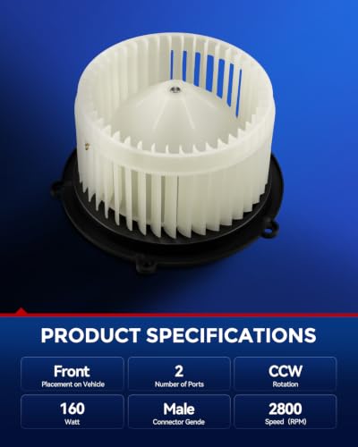 Image of KAX 700122 AC Blower Motor for Chevy Malibu 2004-2007, Malibu 2008 2.2L