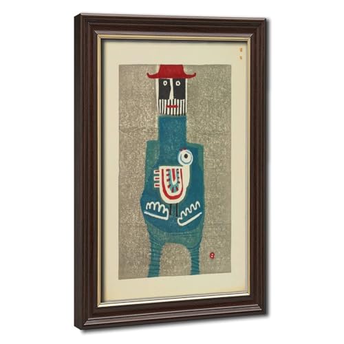 Azechi Umetarō chapeau rouge impression giclée toile art poétique