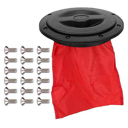 Nunafey Round Lid, Kayak Hatch, Sealing with Storage Bag for Boat Canoe Fishing Rigging Kayak(6 inches)