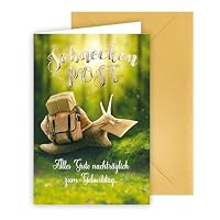 KE – KE - Nachträgliche Geburtstagskarte, inkl. Umschlag, DIN B6 