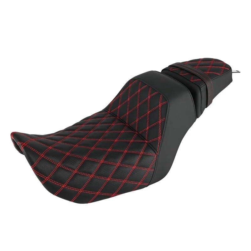 Selle moto biplace haut de gamme en cuir synthétique durable pour Sport Special RH975S 2023