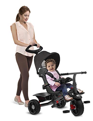 Bandeirante Triciclo Smart Reclinavel Preto