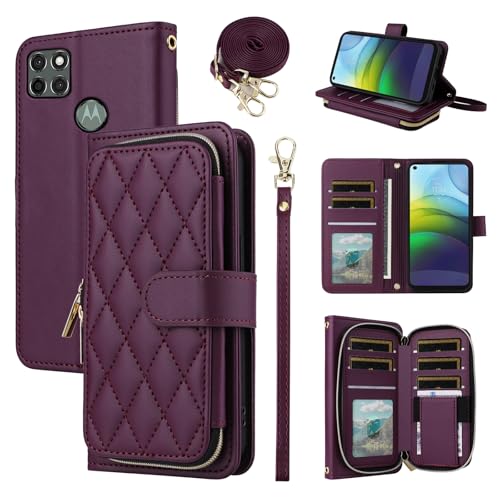 Coque Moto G9 Power portefeuille avec fentes cartes pour Lenovo K12 Pro
