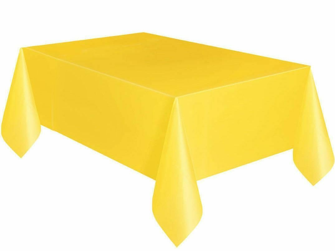 Paulstore Pink Twin Plastic Table Cover Cloth Wipe Clean Party Tablecloth Covers Disposable (Pink).