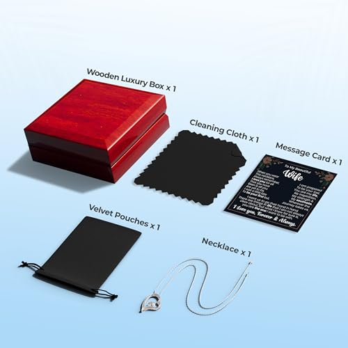 Husband To Wife Necklace Present Forever Love Jewelry Gift to My Hot Wife for Annivrsary4