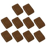 uxcell 10Pcs Bracelet Watch Pillow Flannelette Jewelry Display Pillows for Watch Box Bangle Cushions Display Storage (2.99' x 1.73' x 1.69', Coffee)