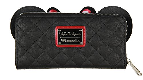 Loungefly x Minnie Bow Wallet WDWA0564, Black, Standard3