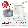 Dash Family Sized Rice Cooker - Large-Capacity Rice Cooker - Features Ceramic, Nonstick Surface & Keep Warm Function - Great for Convenient Meal Prep & Family Meals - 20-Cup Capacity