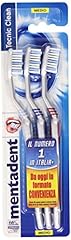 Mentadent - Spazzolini da Denti, Medio - 3 Pezzi