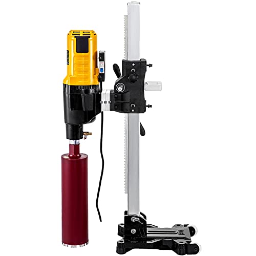 Vevor Core Drill Machine 355 Mm 14 Inches Core Drill Rig Powerful Rugged Diamond Concrete Core Drill 110V 500 R/Min Core Drill Rig With Stand Tool Wet Dry Concrete Brick Block Drilling 4980W #TOP7