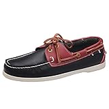 Casual men's shoes: Simple and versatile, fashion color. High-quality upper: Cowhide, fits to the foot, not easy to fatigue. Closed: Lace-up for easy wearing Sole: Rubber, lightweight and non-slip. Comfort: Soft, comfortable, easy-to-wear and durable...