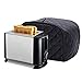 Toaster Cover 2 Slice,small Appliance Cover For Kitchen/Keep Toaster Free From Dust And Fingerprint (11.5w X 8d X 8h,Black)
