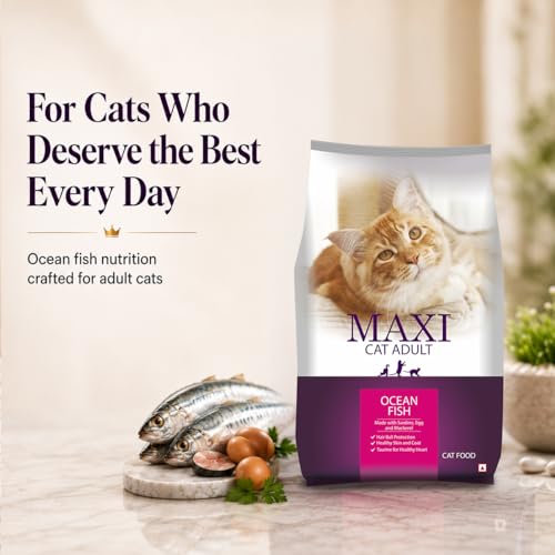 Image of Maxi Ocean Fish Dry Cat Food 1.2kg, Adult