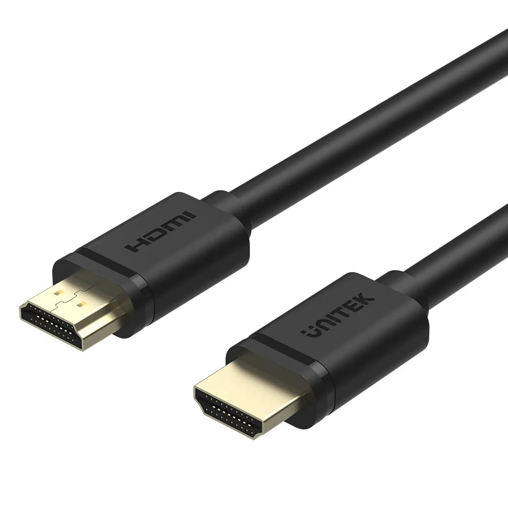 UNITEK BASIC kabel HDMI / 2 metry, czarny/licencja HDMI/Full HD, 2K, 4K, 3D i inne/Ethernet idealny do PlayStation, Xbox, TV, PC/Y-C138M