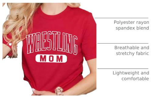 Image of Mama Shirts for Womens Sport Mom Tshirt Ball Mom Gift Tops | Game Day,Campus Activities,Breathable Strenchy,Comfort Material,Short Sleeve