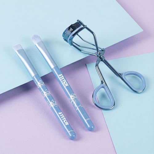 Rizador pestañas de Stitch | Set cuidado personal con pinza para niñas y jóvenes | Accesorios de belleza Disney con diseño original Stitch - imagen 5