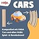 HABA Safety Car – Spielzeug-Rennwagen mit Schwungmotor – Nachhaltig aus recyceltem Kunststoff – Batterieloses Auto für Kinder ab 2 Jahren – 2011864001