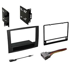 American International Double DIN Dash Kit for Dodge RAM (2006-2008) Complete Kit with Aftermarket Antenna Adapter and…