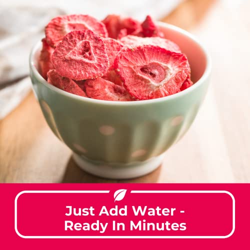 Nutristore Emergency Buckets | Premium Freeze-Dried Ingredients | 25-Year Shelf Life | Made in USA | Emergency Survival Food Supply | 60 Large Servings (Fruit - Single Bucket)