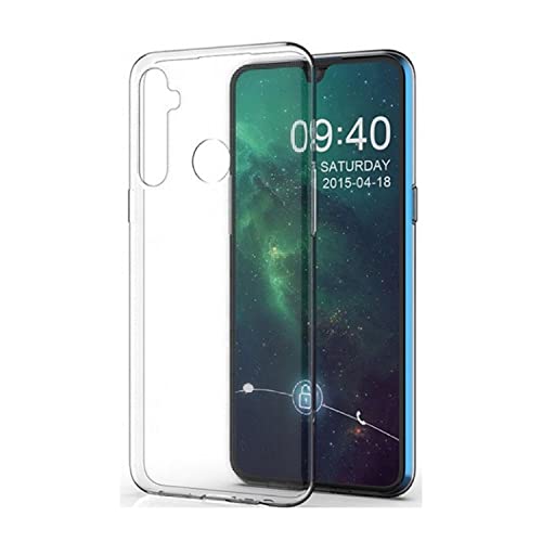 Image of Case Creation New Realme X50 Pro Premium Imported Quality 0.3mm Crystal Clear Totu Silicone Transparent Flexible Soft Corner Protection with TPU Slim Back Case Color Cover for Oppo Realme X50 Pro
