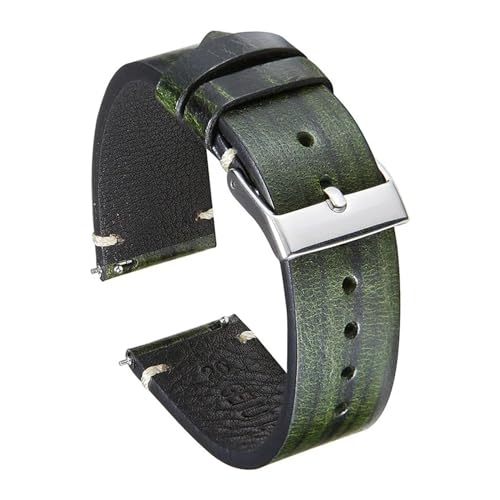 Correa de piel de vaca retro EDVTK35 con textura de madera elegante 3
