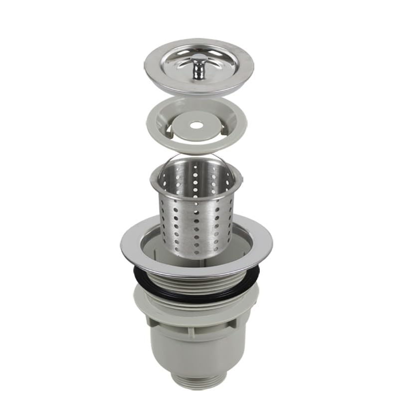 Colador para fregadero de acero inoxidable 4.5 pulgadas miniatura 2