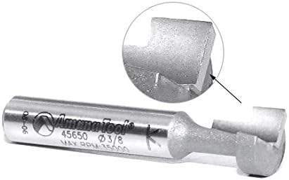 Amana Tool - 45652 Carbide Tipped Keyhole 1/2 Dia x 3/8 x 1/4" Shank