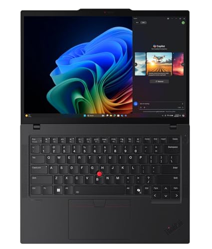Image of Lenovo ThinkPad T14 Gen 6 Laptop with AMD Ryzen AI 7 PRO 350 Processor, 14 inch WUXGA 400Nits Anti-Glare Touchscreen, 512GB SSD, 5MP RGB+IR Cam, 16GB LPDDR5 Memory, Radeon 860M, FP Reader, and Win 11 Pro
