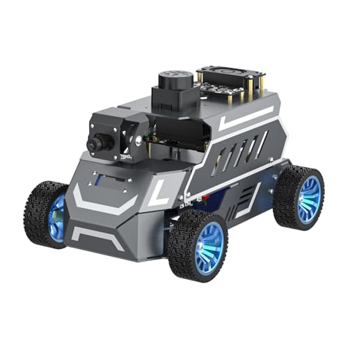 Image of Yahboom ROS2 Robot Car Ackerman Steering Chassis,AI Visual Recognition Embodied Intelligence AI for Jetson Nano B01 4GB,User Manual Included(Superior Ver with Nano-4GB)