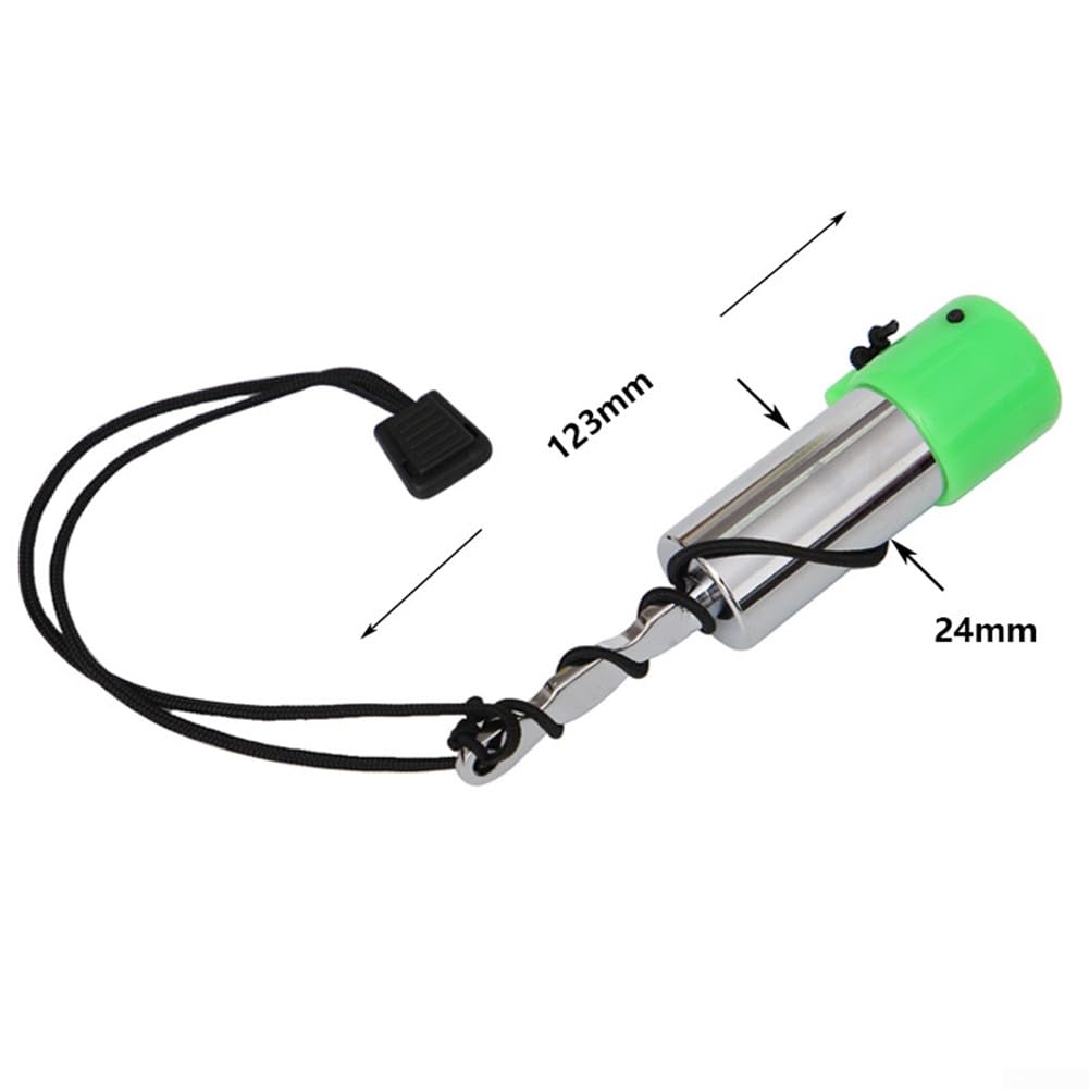 Scuba Diving Noise Maker Shaker – Segnale Subacqueo In Acciaio Inox, Anello Portachiavi, Compatto (10x2.5 Cm, 60g), Per Immersioni Notturne, Caverne E Relitti